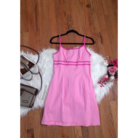 pink 90s dress